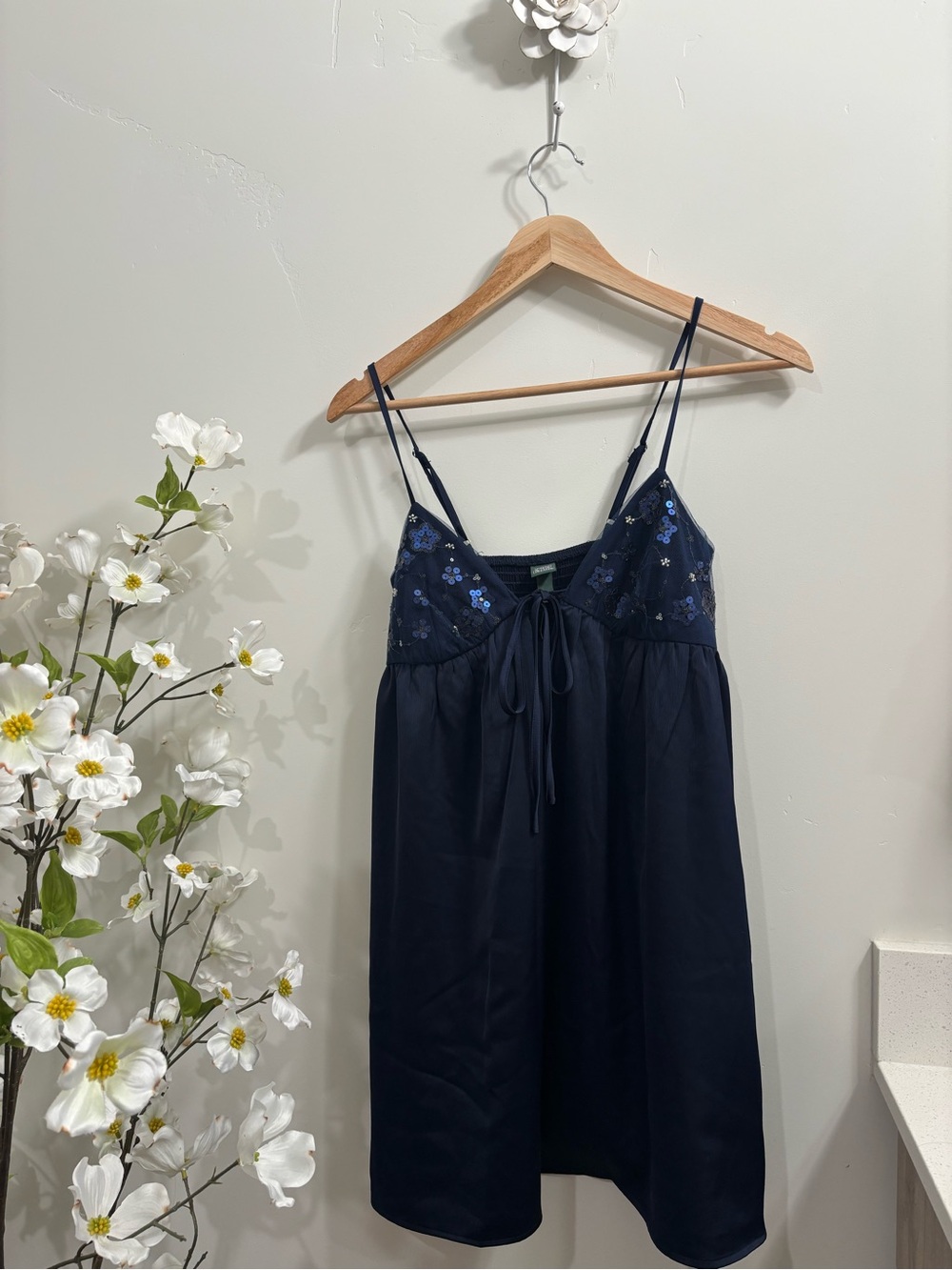 Women’s Navy Blue Sequined Dress